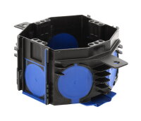 UI10F Přístrojová krabice pod omítku černá/modrá F-TRONIC 7320100