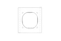 Těsnění IP44 pro rámečky 1-násobné Simon54 Premium KONTAKT SIMON DU1