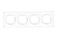 Sada těsnění IP44 pro rámečky 4-násobné Simon54 Premium KONTAKT SIMON DU4