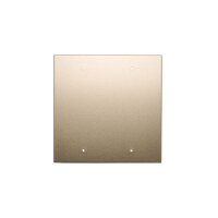Kryt jednoduchý pro spínače a elektronické ovládání zlatá matná, metalizovaná