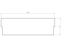 Dělící přepážka 238x208 mm pro krabici, pod omítku KAISER 1097-22