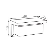 Přisazené svítidlo LERTO EL E27 B KANLUX 45816