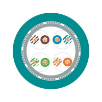 Ethernetový kabel ETHERLINE FD P CAT5e 4X2XAWG26 LAPP 2170489