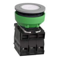 Ovládač stiskací prosvětlený zapuštěný LED 24vAC 1Z 1V SCHNEIDER XB5FWCUST01