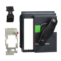 Schneider 33863 Přístroje s přímou otočnou rukojetí, černá