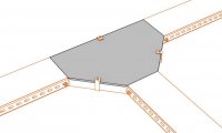 Arkys ARD-34820103 Víko T-kusu žlabu LINEAR VTL-R300 100 ''SZ''