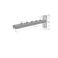 Nosník NPZM 300 ''GZ'' pro žlab 300/50, 300/100 ARKYS ARK-215130