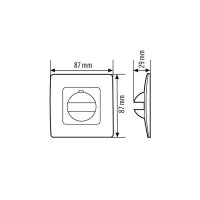 EsyLux EM10055133 Kryt IP20 Pro MD 180i a PD 180i, černá