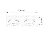 Tony LED 5W IP44 chrom RABALUX 5490