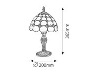 Marvel E14 1x 40W IP20 bronz RABALUX 8072