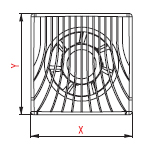 DenBraven VE1171 Ventilátor axiální 100mm bílá