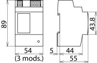 Síťový zdroj AC 100240V DC 24V 30W DEHN 910499