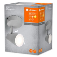LEDVANCE LED SPOT PEAR GREY 1 x 4.3W 2700K GU10
