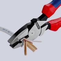 Silové kombinované kleště 'Lineman's Pliers' s připevňovacím okem americký model
