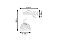 RATTAN E27 1x 15W IP20 černá RABALUX 71025