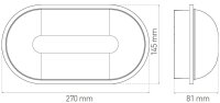 LED svítidlo DARA OVAL B 20W NW 2150/2700lm GREENLUX GXPS027V2