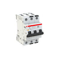 S303P-B6 3 fázový jistič 6 A char. B 25kA ABB 2CDS383001R0065