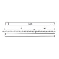 LED svítidlo Meteor 1500, 43 W, 6450lm, 4000 K, IP20 MCLED ML-416.173.89.0
