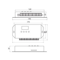 DUAL-PORT OFFLINE DMX512/SPI SIGNALS CON