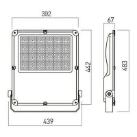 XFIELD Proiector 300W 120-277V AC 3000K