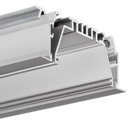 Systém LED hliníkových profil ů do sádrokartonu MOD-KOL-50 1m, stříbrná