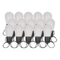 GoSmart LED světelný řetěz 15x párty žárovky 15 m venkovní i vnitřní RGBICWiFi