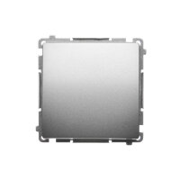 Ovladač zapínací SVĚTLO, řazení 1/0, 10AX, 250V~, Satén KONTAKT SIMON BMS1.01/29