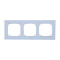 Rámeček 3 násobný, skleněný modré matné sklo KONTAKT SIMON TRN3/180