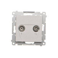 TAP10.01/143 Zásuvka anténní R+TV průcho