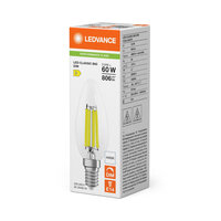 Světelný zdroj LED CLASSIC B DIM P 5.9W 840 Clear E14 LEDVANCE 4099854777790