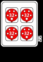 SEZ-CZ ROS 3201 Zásuvková kombinace 4x3253