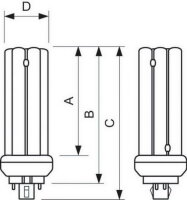 Philips zářivková trubice MASTER PL-T 42W/827/4P 1CT/5X10BOX