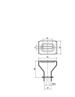 OBO DBV FS Stropní držák, variabilní, Ocel, pásově zinkováno, DIN EN 10346