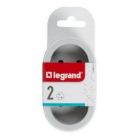 ROZBOČOVAČ 2X2P+T BÍLÁ/ŠEDÁ LEGRAND 049431 (zloděj)