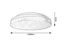 Zenon LED 24W IP54 bílá RABALUX 2700