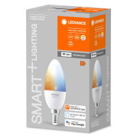 Světelný zdroj OSRAM SMART+ WiFi Candle Tunable White 40 4.9 W/27006500 K E14