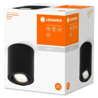 LEDVANCE Surface spot ROUND GU10 BLACK