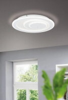 Stropní svítidlo PALAGIANO 1 LED d380 bílá/satén 14,7W IP20 EGLO 32052