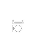 Nástěnné svítidlo DISCUS AP LED SMD 12W IP65 WH 3000K REDO 90064