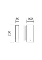 Sloupkové svítidlo TWIN ST25 LED SMD 6W IP65 DG 3000K REDO 9460
