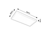 DAMEK2 LED 24W IP20 bílá 4000K 1750lm RABALUX 71077