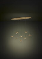 Závěsné svítidlo PARATEBUENO 2 LED mosaz 33,6W EGLO 390397