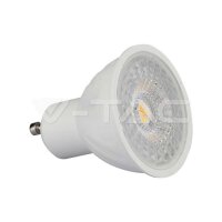 LED Spotlight SAMSUNG CHIP GU10 6W Ripple Plastic 110°D 4000K, VT-247