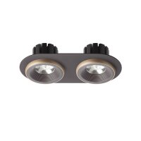 SHARM R II zápustná hnědá/perleťová zlatá 230V LED 2x10W 24° 3000K RENDL R13242