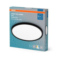 Bathroom Ceiling CCT IP44 300mm Black Click-CCT LEDVANCE 4099854446795