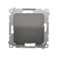 Ovládač rozpínací, řazení 1/0, 10AX, 250V bez piktogramu, antracit mat