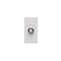 Kryt K45 SAT konektor 45×22,5mm čistě bílá KONTAKT SIMON K102C/9