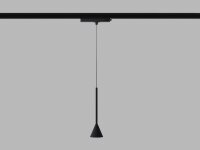 Lištové svítidlo TRACK KONO, B 6W 3000K UGR černá LED2 7490133