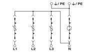 Svodič přepětí typu 2 VAL-MS 230 IT/3+1 PHOENIX CONTACT 2858548