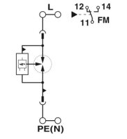 Kombinovaný svodič typ 1+2 FLT-SEC-P-T1-1C-440/35-FM PHOENIX CONTACT 2905987